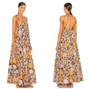 Free People Park Slope Floral Maxi Dress size M